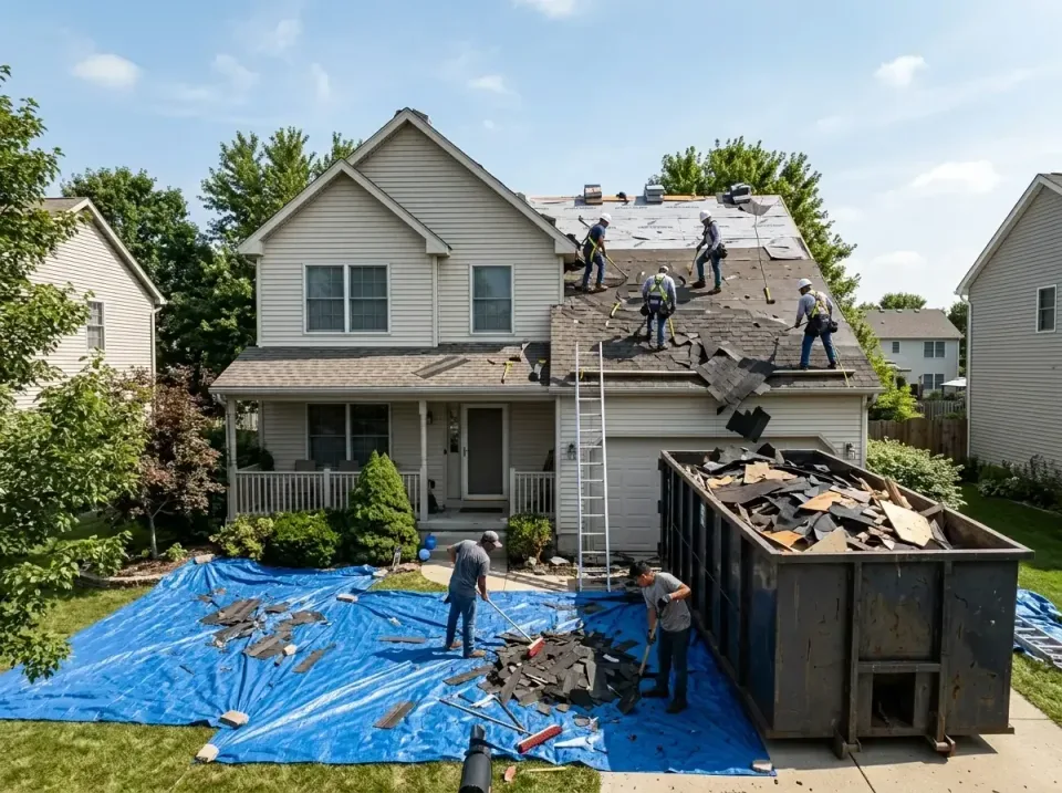roof-replacement-debris-remova-004 — frequently asked questions, Cheapest Dumpster Rentals in Travelers Rest, SC